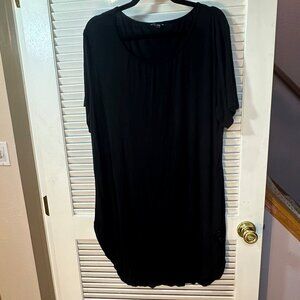 In’Voland Black Stretchy Sleep Shirt – Scoop Neck – Size 22W